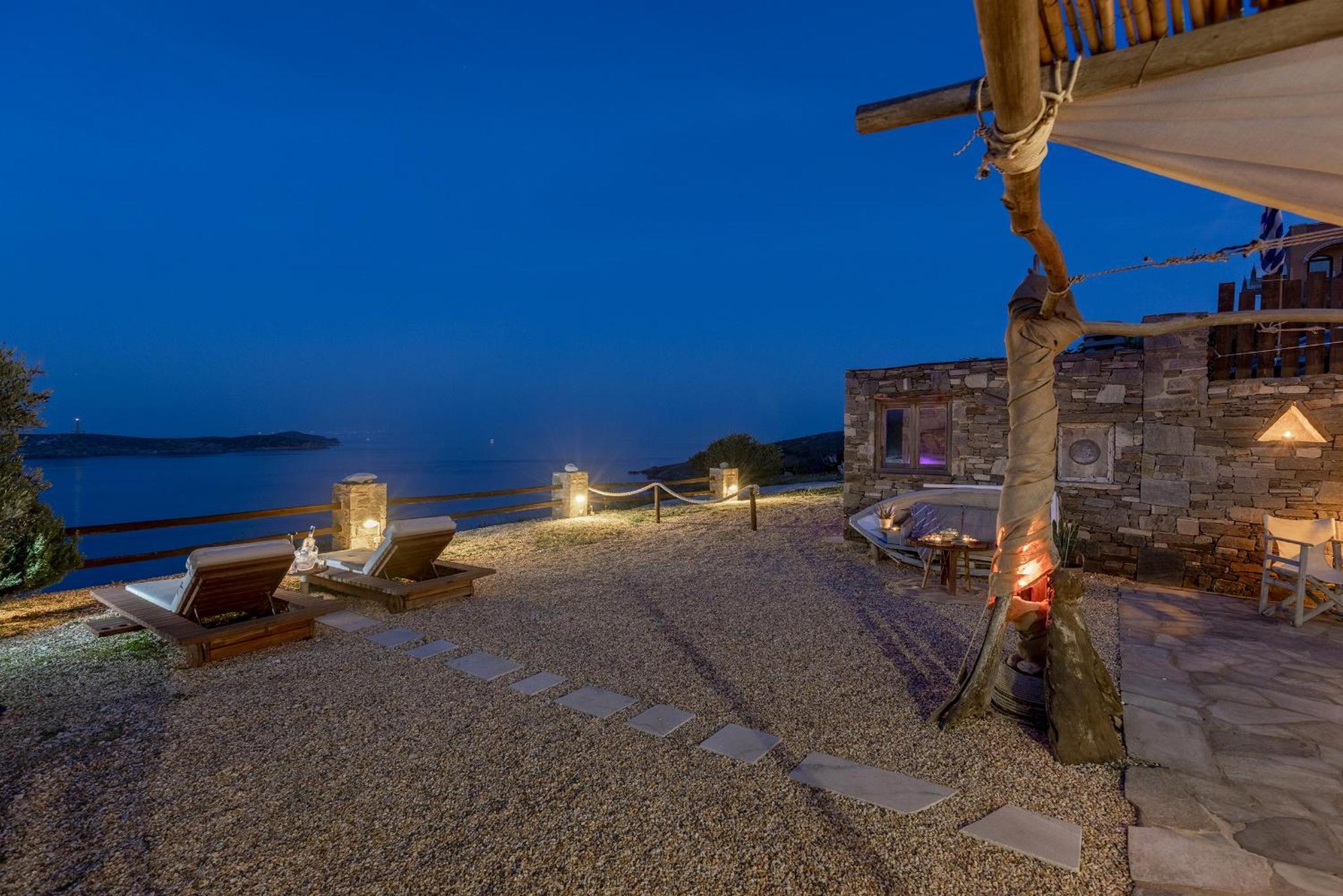 Aegean View - Seaside Apartment In Syros 아졸림노스 외부 사진